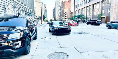 Cars in Cleveland security