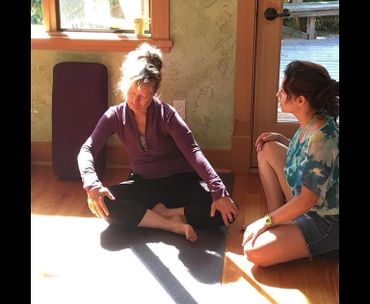 Private Somatic Movement session, sensory awareness of spine & pelvis