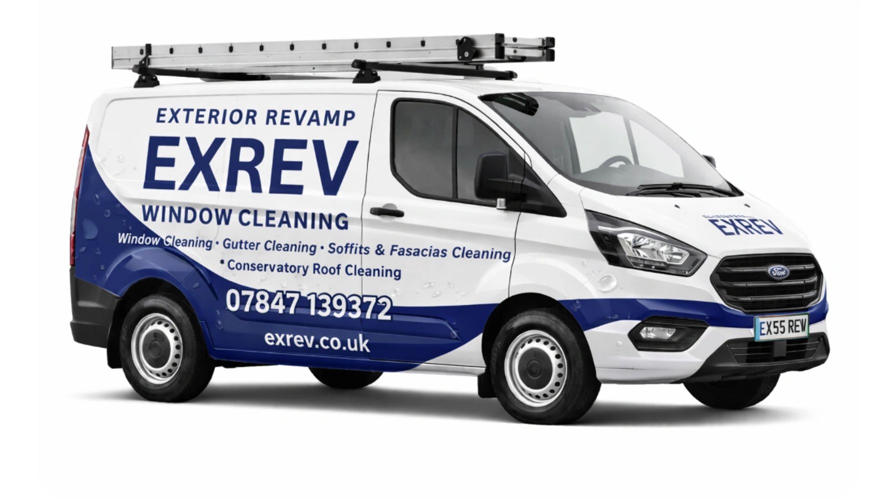 Window cleaning van in Sheffield