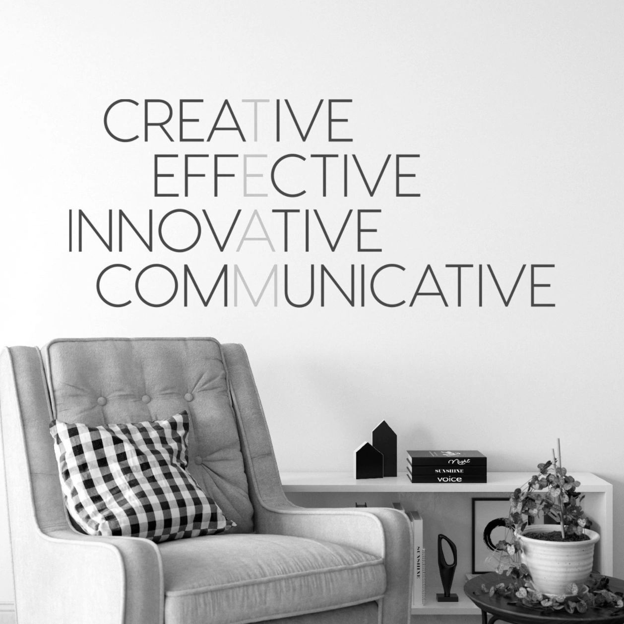 Creative
Effective
Innovative
Communicative