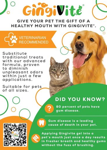 dog teeth cleaning gel, dog dental gel, dog bad breath remedy, dog gum health support, Gingivite