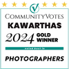 2024 Gold Winner badge for Kawarthas photographers by CommunityVotes.