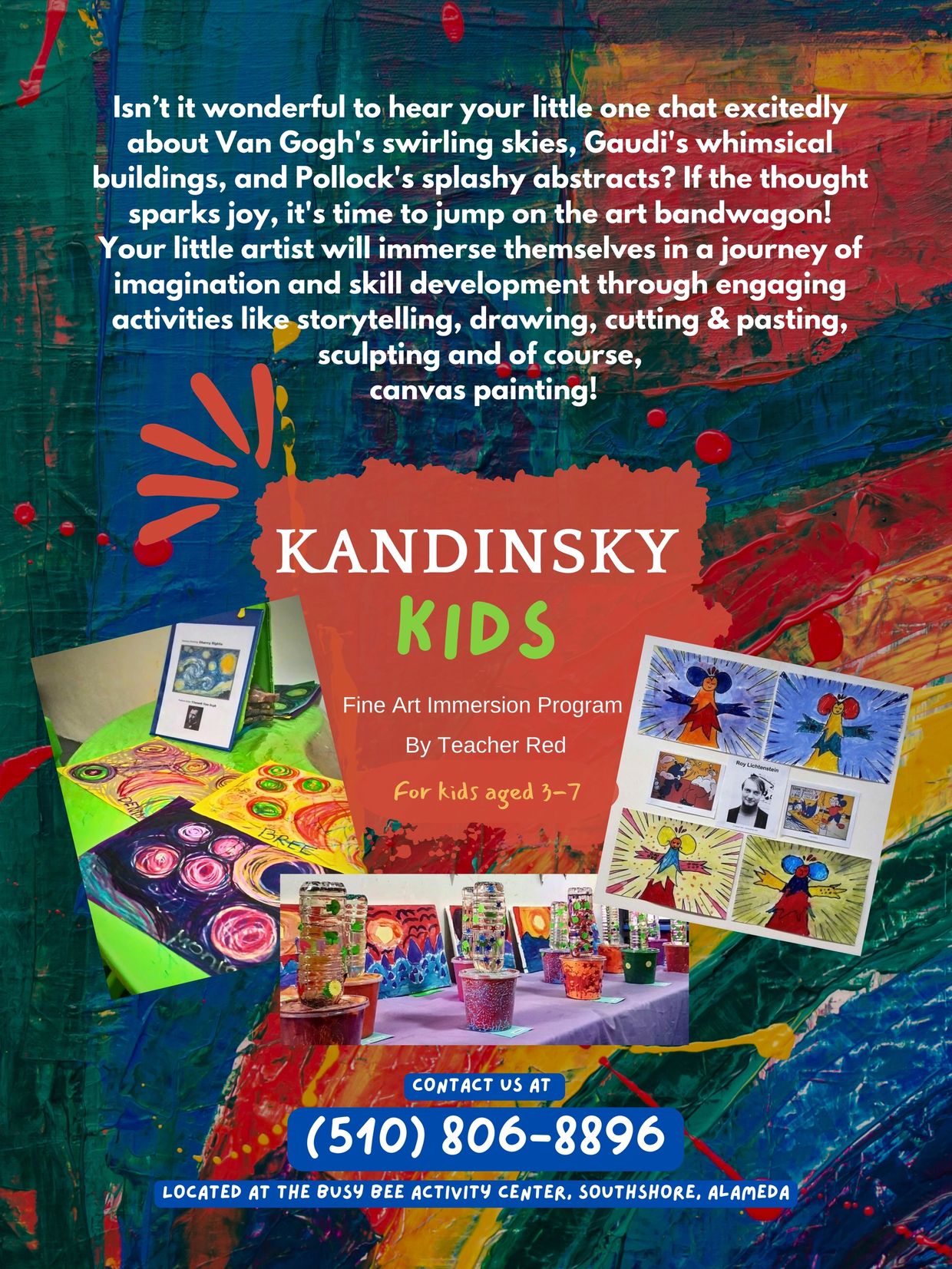 Kandinsky Kids Fine Art Immersion class for kids