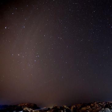 Night sky at Seven Wonders Bedouin Camp, Petra.