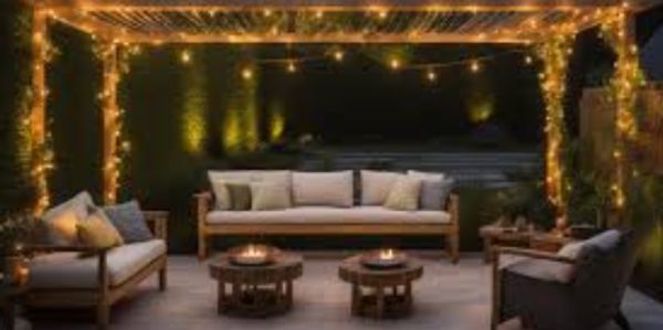 outdoor lighting, landscape lighting, lawn care, mowing, property beautification, seasonal clean up