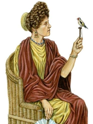 Roman lady, Adam Hook artist and illustrator