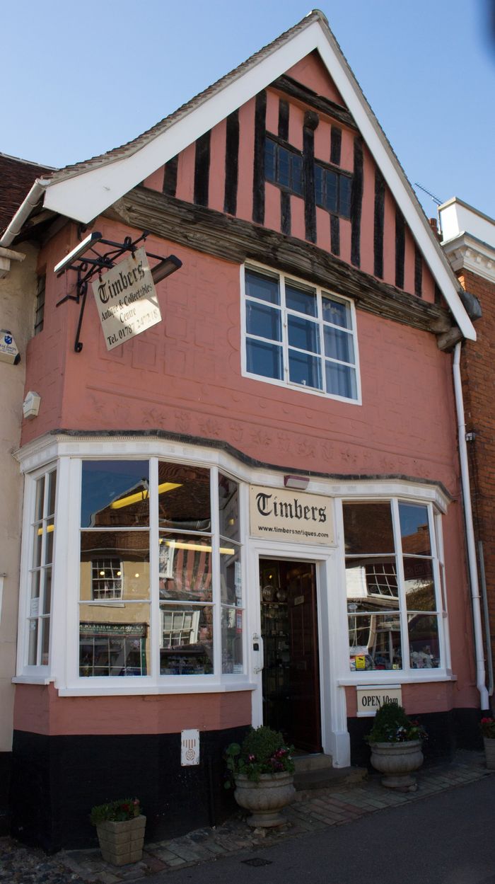 Timbers Antiques and Collectables Centre is situated in the centre of Lavenham.
