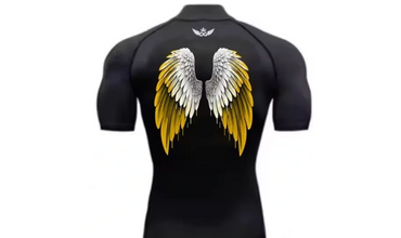 Compression fit darkness tee by DG-Apparel for athletes