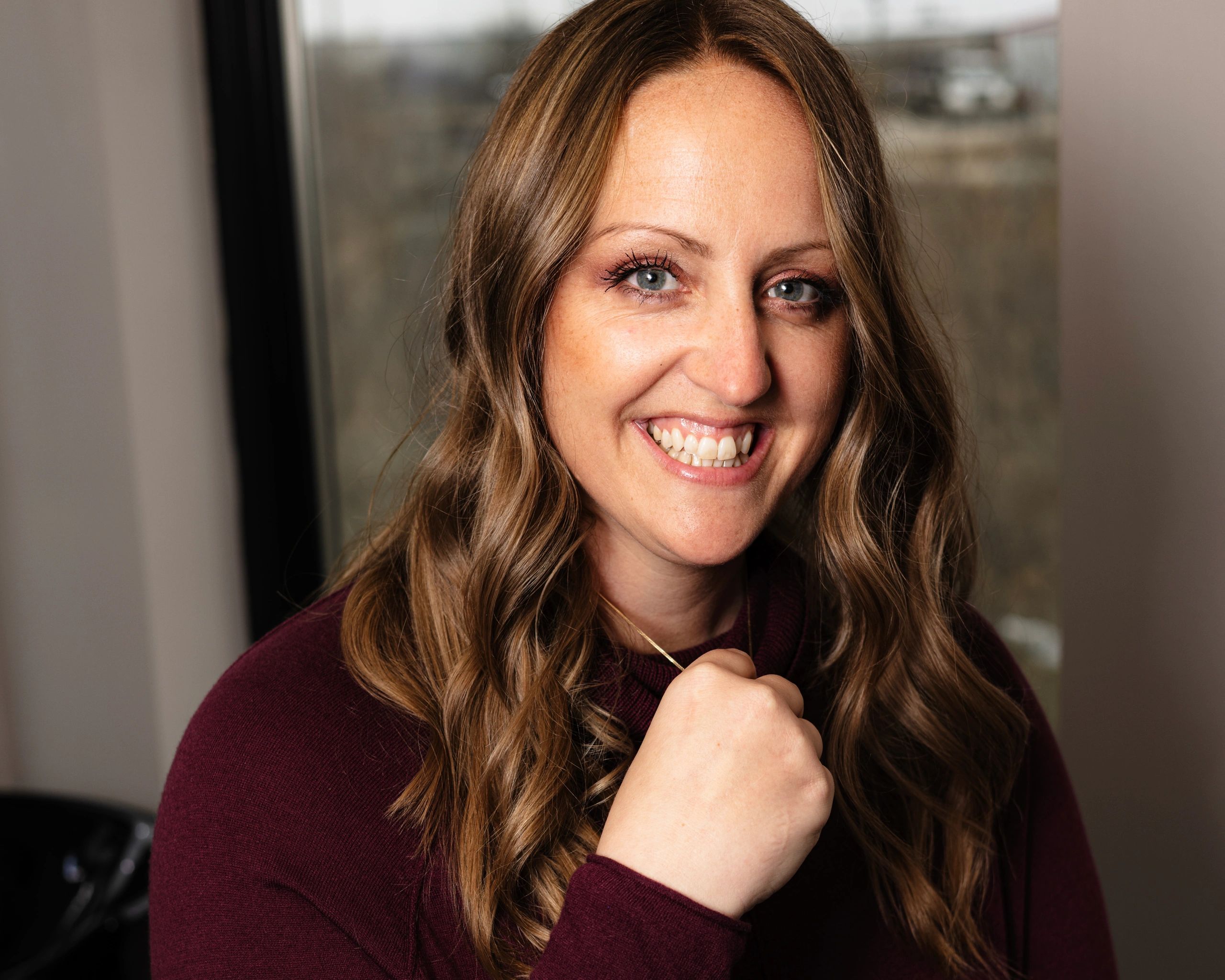 Balayage lived in hair color extensions women’s hair cut hair salon and stylist