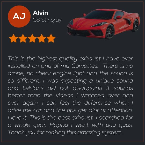 Review C8 Exhaust