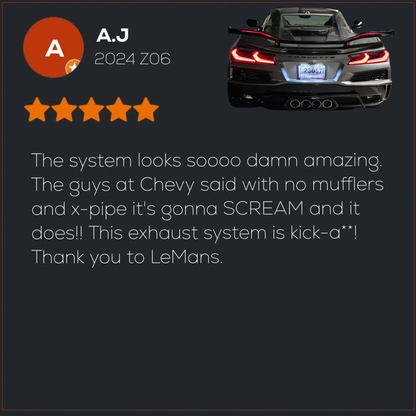 Review C8 Exhaust