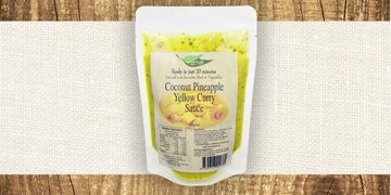 Coconut Pineapple Yellow Curry Sauce