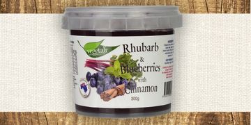 Rhubarb & Blueberries with Cinnamon