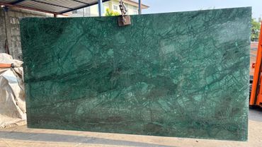 Green marble most popular and looks luxurious.