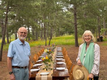 Dining under the pines #9eranch.com
