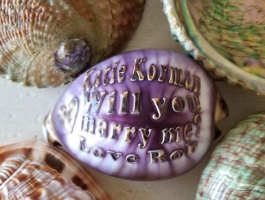Say It On A Shell - Any Name Engraved on a shell