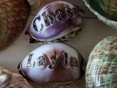 Say It On A Shell - Any Name Engraved on a shell