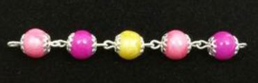Solid Color Alternating Beads