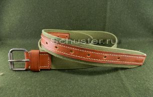 There are two types of belts which are worn over the gimnasterka but you only need to get one.