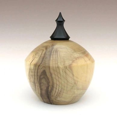 Wood Keepsake Cremation Urn - NU02HCEM