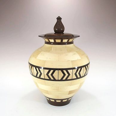 Wood Adult Cremation Urn - SU17BMPWE