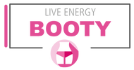 Logo with pink text 'BOOTY' and a pink underwear icon.