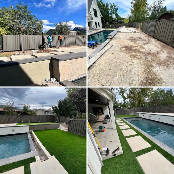 Pool Deck and Fence