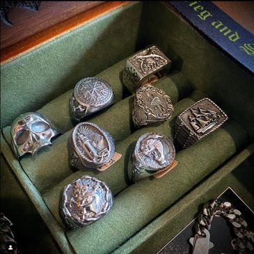 Handmade rings made in blackwood, nj