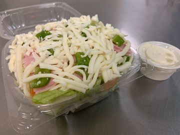 Chef Salad with ranch dressing