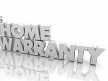 Illustration of a home warranty plan protecting appliances and systems in a house