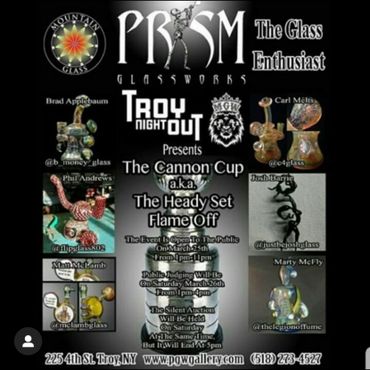 Glass Pipe Competition at Prism Glassworks