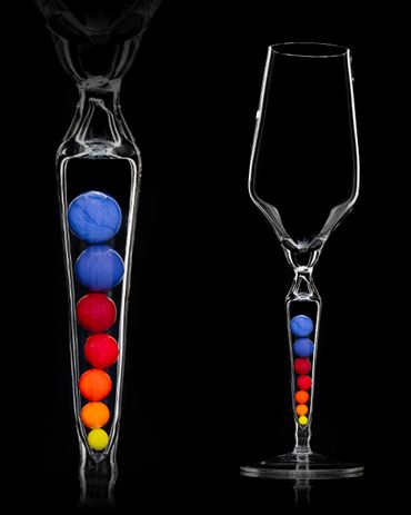 Artistic Wine Glass. Perfect gifts for him/her. Weddings, engagments.