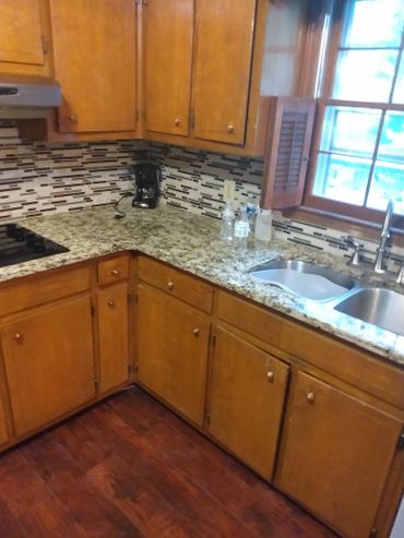 Backsplash - after