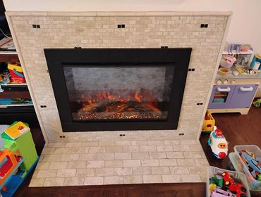 Electric Fireplace Insert