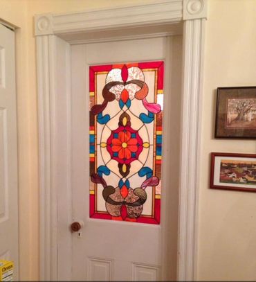 stained glass victorian door design