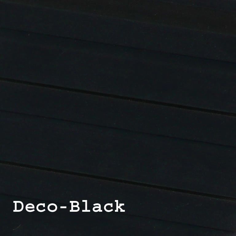 Deco-Black electrostatically applied finish