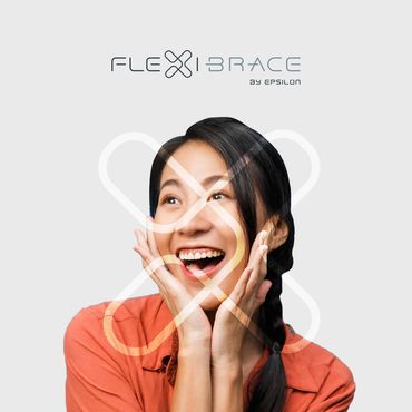 Happy girl who have completed Flexibrace treatment