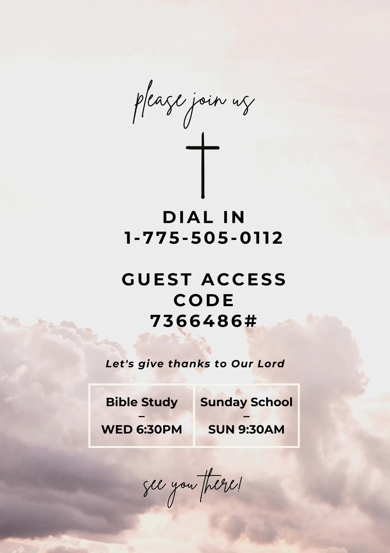 invitation to join dial-in ministries