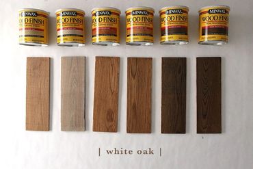 Minwax on white oak