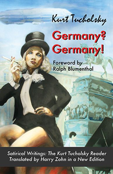 Cover of Kurt Tucholsky's book Germany? Germany!, translator Harry Zohn, preface Ralf Blumenthal. 
