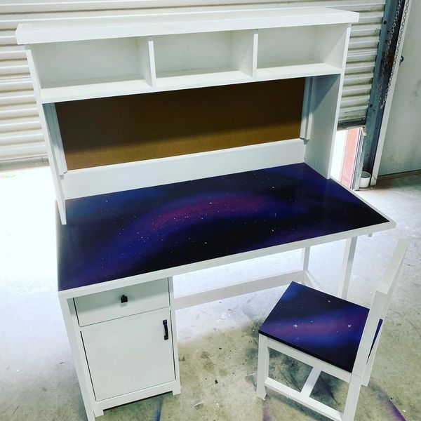 Custom galaxy desk