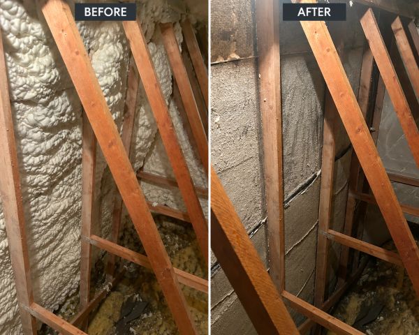 Spray Foam Removal