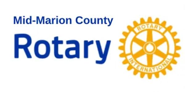 Mid Marion County Rotary logo.
