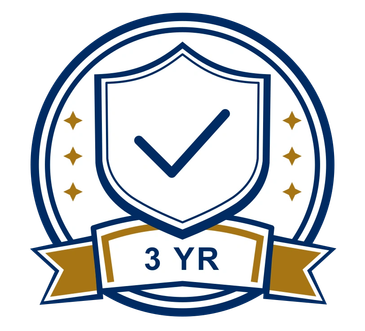 Cordeiro Custom Remodeling & Repair 3 Year Warranty Workmanship Badge.