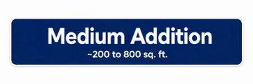 Medium home addition pricing, 200 to 800 square feet, Cordeiro Custom Remodeling & Repair