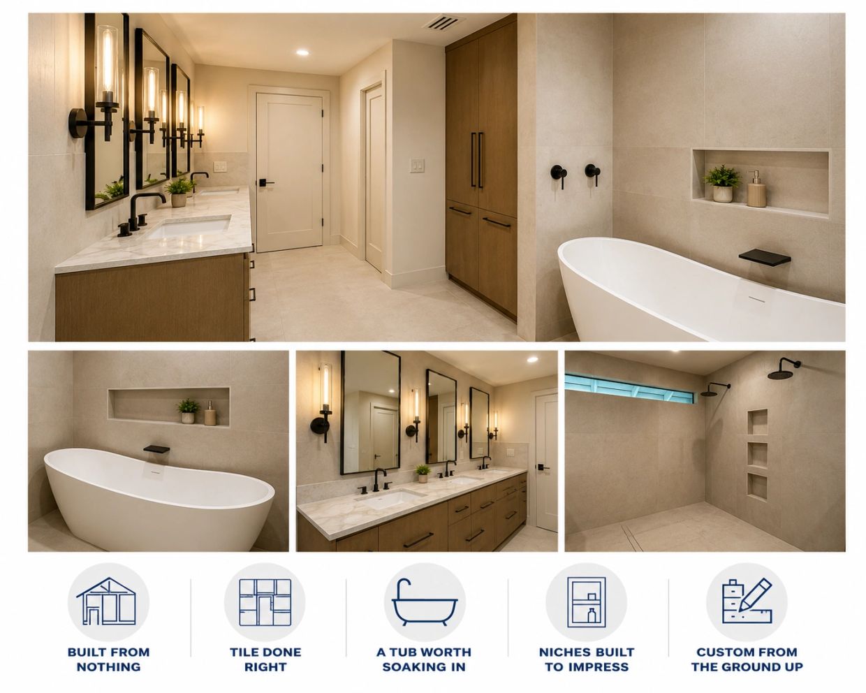 Master Bath transformation by Cordeiro Custom Remodeling — featuring a freestanding soaking tub, Eur