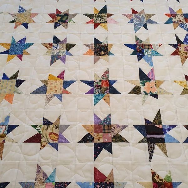 Edge to Edge Quilting, Star Meander