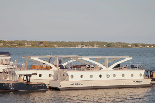 Floating Wellness Cabanas at Montauk Yacht Club a Proper managed property