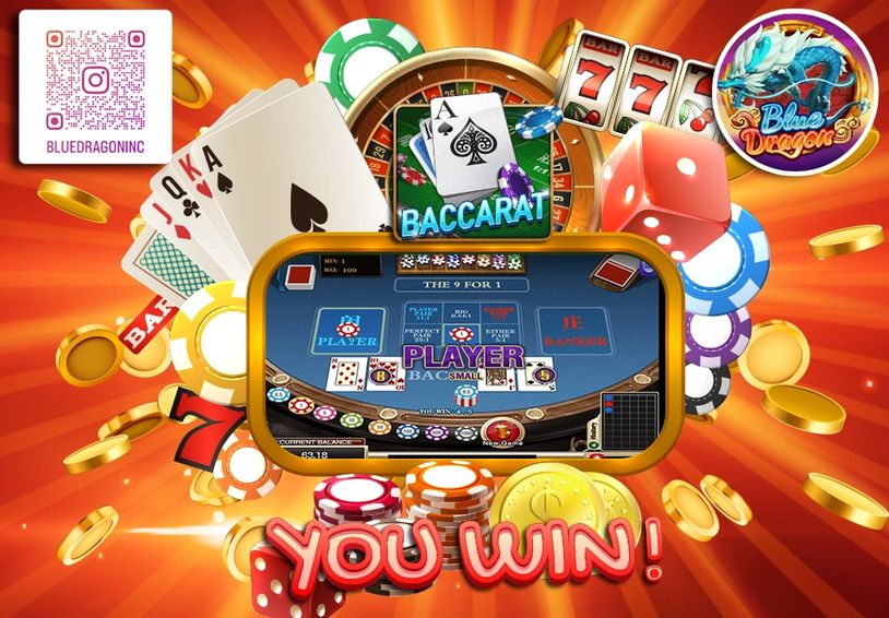 Pick'em Games,  Hold'em, Blackjack, Poker, Baccarat, Roulette, Blue Dragon, Card Games, Play at Home