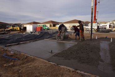 Smoothing concrete to Finished Grade